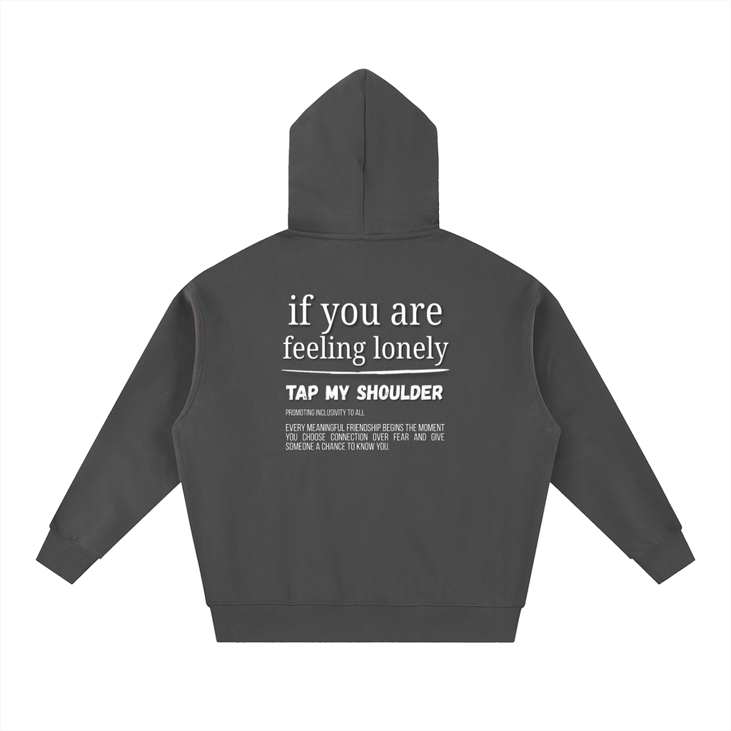 "Tap My Shoulder" Zip-Up
