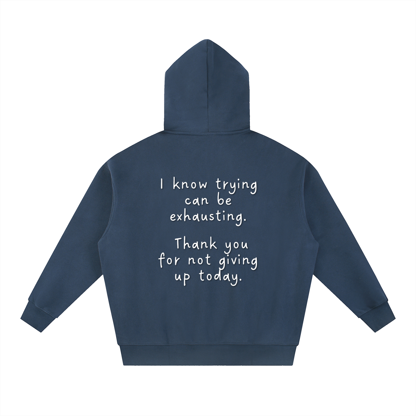 "Trying is Exhausting" Zip-Up