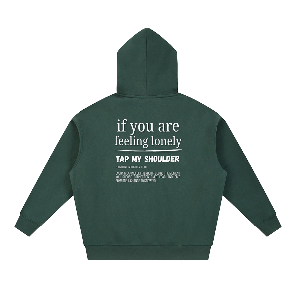 "Tap My Shoulder" Zip-Up