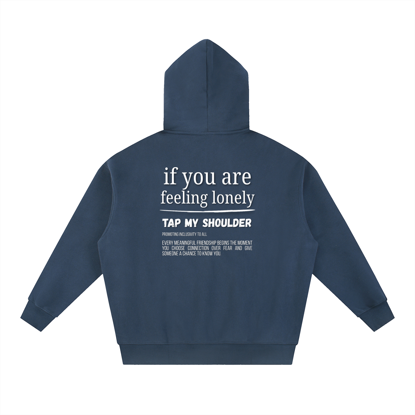 "Tap My Shoulder" Zip-Up